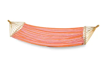 cotton fabric hammock with spreader bar