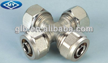 Brass Compression Fittings for Pex-Al-Pex Pipes - Cross