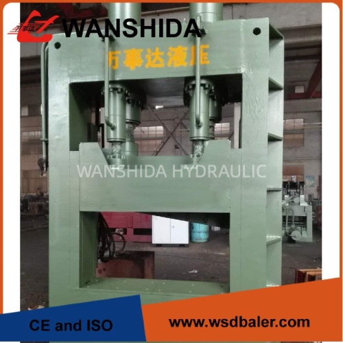 Máquina de enfardadeira vertical para reciclagem de plástico de alta eficiência