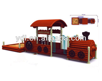 CE kids train outdoor playground