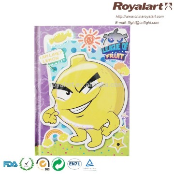 Hardcover exercise recycle notebook