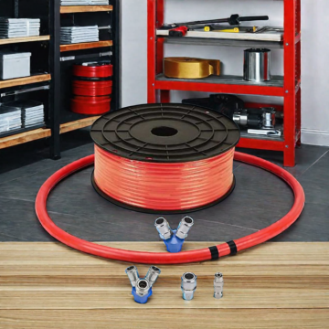 Essential Furniture Assembly Tools: Gas Piping Staple Gun and Plastic Glue Accessories