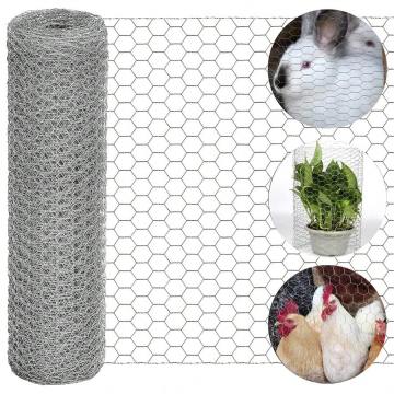 Malla de alambre hexagonal galvanizada por inmersión en caliente