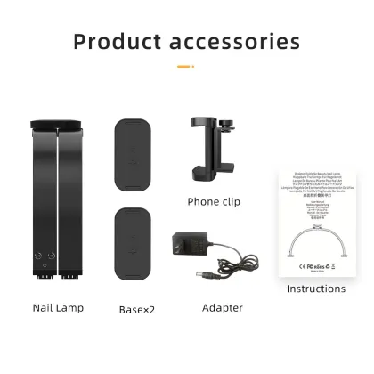 45W Adjustable LED Half Moon Salon Light for Nail Tech