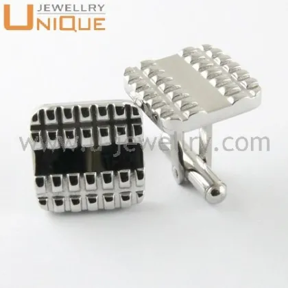 Wholesale stainless steel brand cufflinks