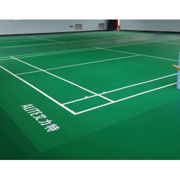 Badmintonplatz aus hochwertigem BWF-Kunststoffboden