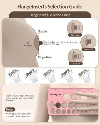 Five-speed adjustment hands-free breast pump
