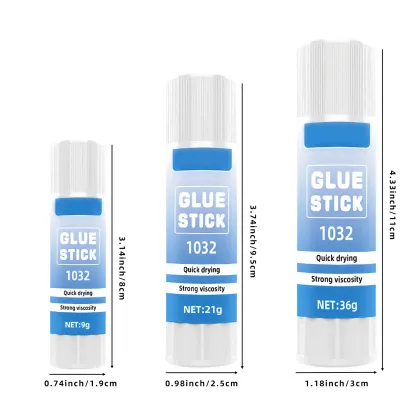 Custom Made Non-Toxic PVA White Stick Glue - Long Shelf Life Brand Glue