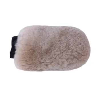 Natural Lambskin Wool Scratch-Free Car Wash Mitt