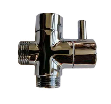 FY100B 1/2X1/2" 3-Way Brass Diverter Valve for Bath Shower Faucet