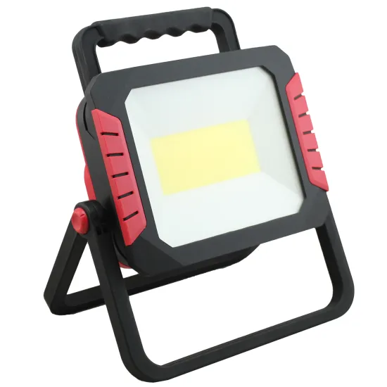 50W Small Portable LED Flood Light with Warning Flashing Camping Floodlight rechargeable led floodlight