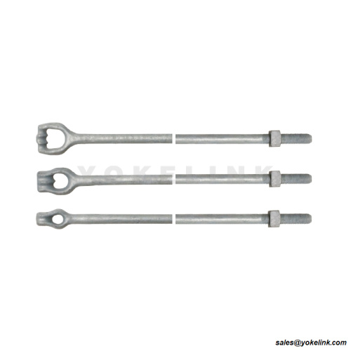 Galvanized Steel Expanding/Cross-Plate Anchor Rod 3/4 '' x 8ft untuk projek pembinaan sivil yang berat