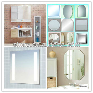 Bathroom Usage And Square,Retangular, Oval, Round, etc, Irregular, Rectangular Shape LED Light Mirror