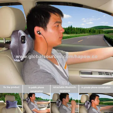 Bluetooth technology memory foam pillow, car headrest