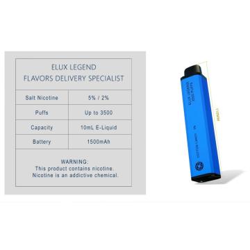 Hot Jual Elux Legend 3500 Puffs UK