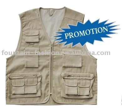 100% Cotton Fishing Vest