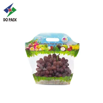 grape fruit vent bag stand up pouch