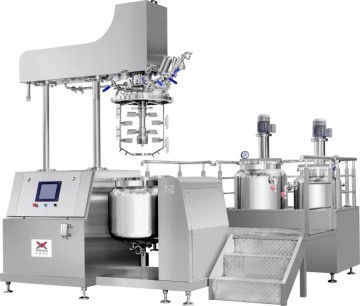 Automatic Vacuum Emulsifying Mixer - 50L to 200L Cosmetic Mixer Machine