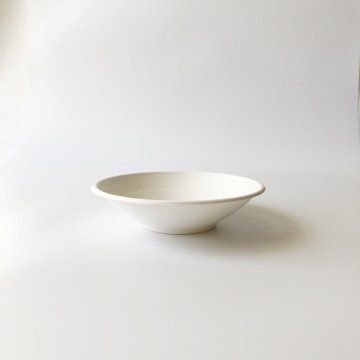 24oz-720ml Bagasse Round Salad Bowl Φ196mm