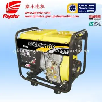5kva portable diesel generator open type