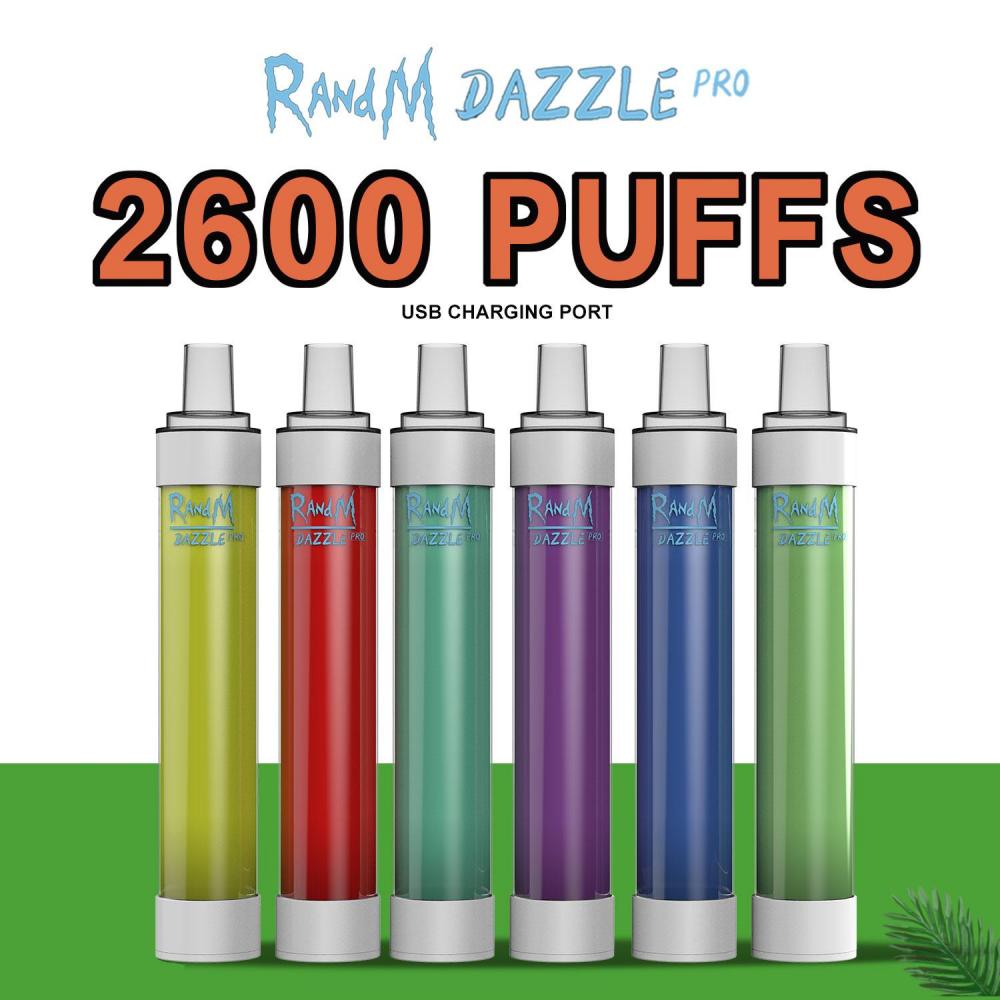 R và M Dazzle Pro 2600 Puffs