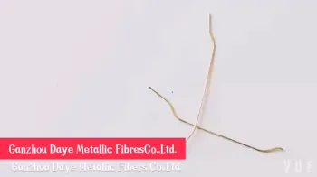 DaYe Copper-plated Corrugated Steel Fiber for Building