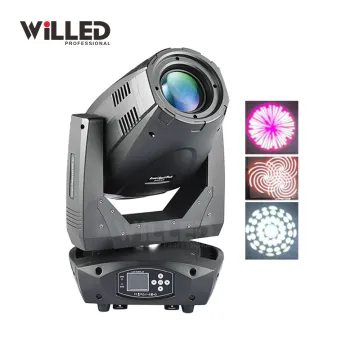 300W 3IN1 LED Beam Spot Wash Moving Head with Gobo Wheel Prism Effect Projector for DJ Disco Beam Light