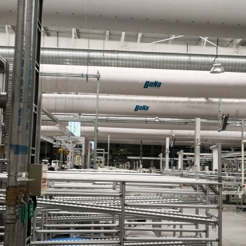 Conduit d&#39;air de tissu de support intérieur