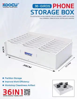 KOOCU 36 in 1 Slots Phone Storage Box