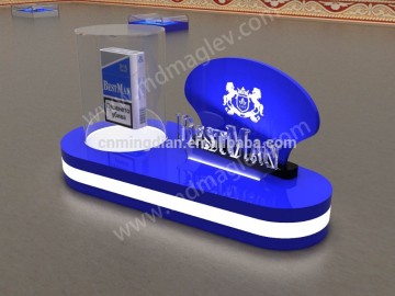 LED magnetic levitation cigarette pack display, magnetic floating cigarette/tobacco display,
