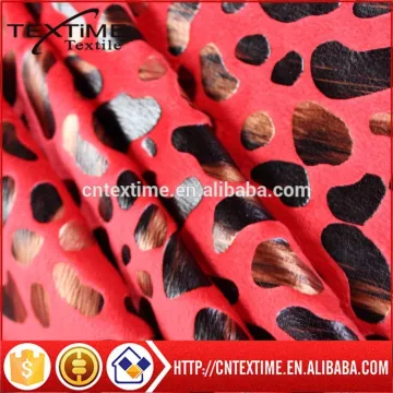 100%polyester gradient bronzing Micro Velvet