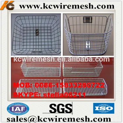 Cheap!!!!! KangChen Easy cleaning KFC used drumstick baskets stainless steel mesh chips baskets table craft deep fry basket