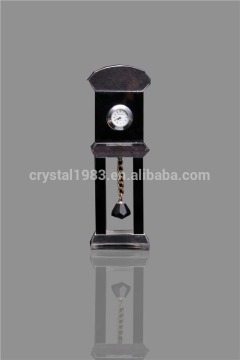 2017 Wholesale k9 crystal colck for home decoration