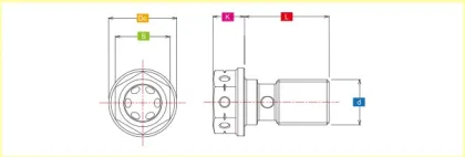 titanium alloy banjo bolt screw