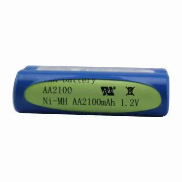 NiMH Battery Packs, AA 2.4V/2,100mAh