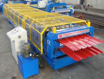 Roof Sheet Double Deck Roll Forming Machine