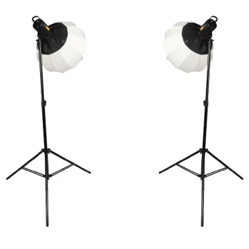 Professional 100W Photography Lighting Kit: Complete 65cm x 65cm Spherical Softbox LED Studio Light Stand for High-Quality Photography and Video Production