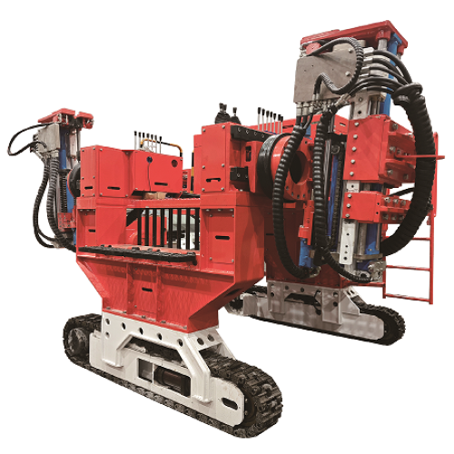 Top cutting drilling truck for coal mines