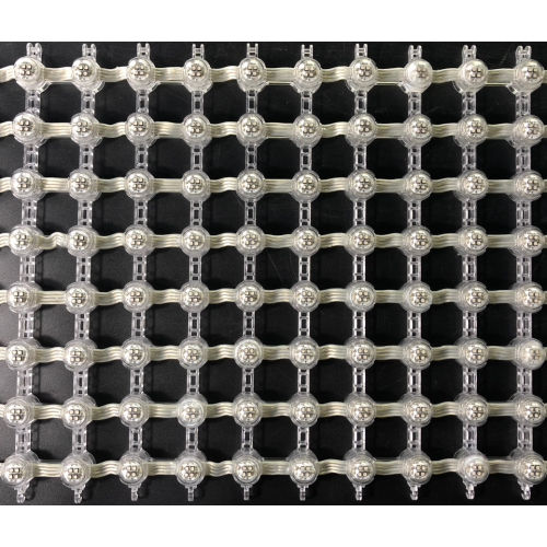 Наружный полноцветный светодиодный пиксельный сетчатый экран