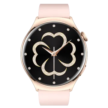 IP68 Waterproof QX10 AMOLED Smartwatch with BT5.2 Calling for Women