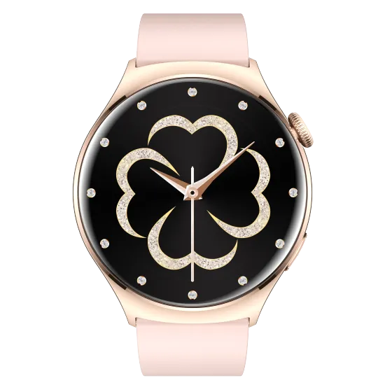 IP68 Waterproof QX10 AMOLED Smartwatch with BT5.2 Calling for Women