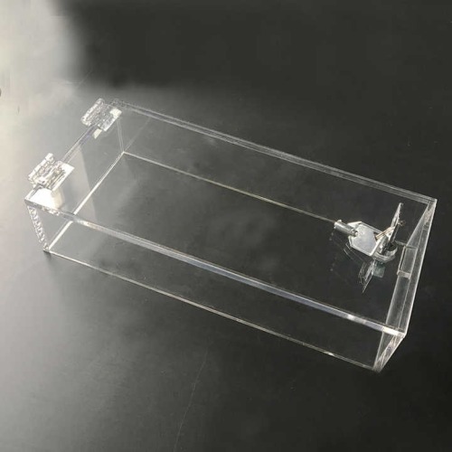 Transparent Acrylic Boxes transparent/wholesale with lock