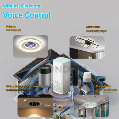 Smart Children's Ceiling Light: Voice-Controlled LED Dimmable Night Light - Tuya/Casambi/Matter Compatible