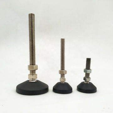 Universal Stainless 304 Leveling Feet with Adjustable Pin and Nylon Base