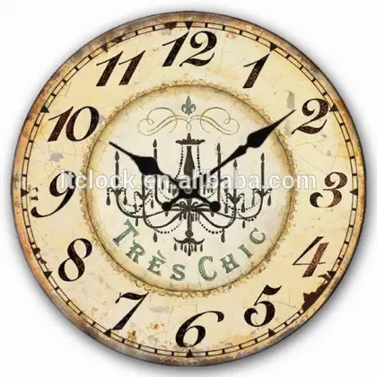 brand fancy wall mdf wall clock