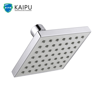 Square rainfall shower head