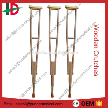 Medical Crutches Wooden Orthopedic Crutches