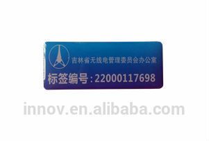 RFID foam asset tag label