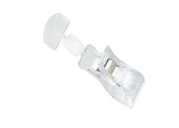 Department Store Pop Polycarbonate Clip Retail Sign Holders With Spring Steel 31273