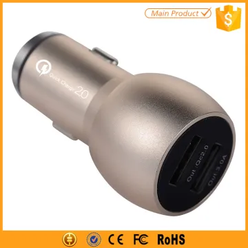 Fast Charge 2 Port Car Charger Adapter USB HUB